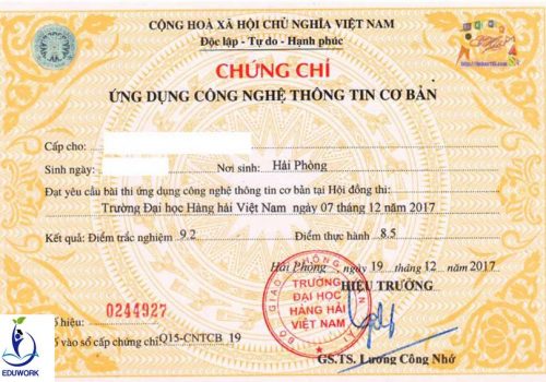 đề thi chứng chỉ tin học cơ bản 2020